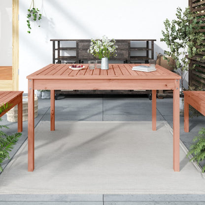 Gartentisch 121x82,5x76 cm Massivholz Douglasie