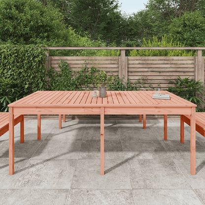 Gartentisch 203,5x100x76 cm Massivholz Douglasie