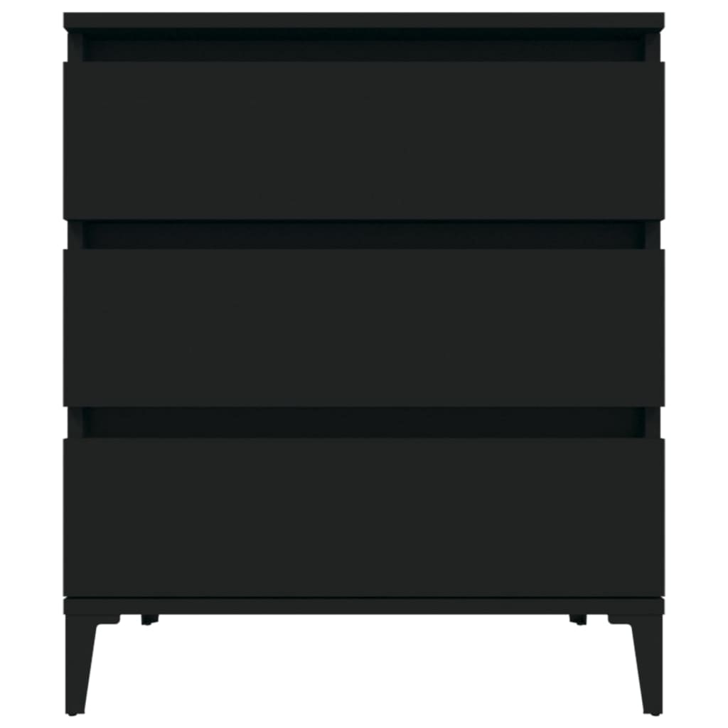 Sideboard Schwarz 60x35x70 cm Holzwerkstoff