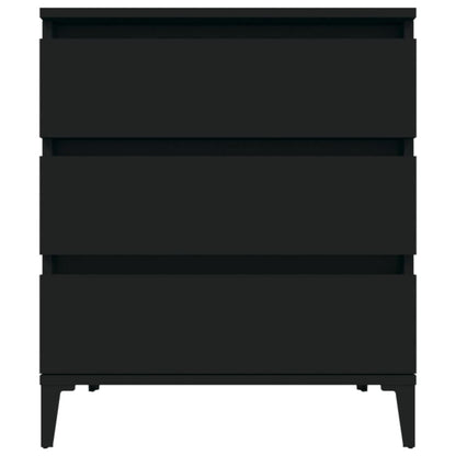 Sideboard Schwarz 60x35x70 cm Holzwerkstoff