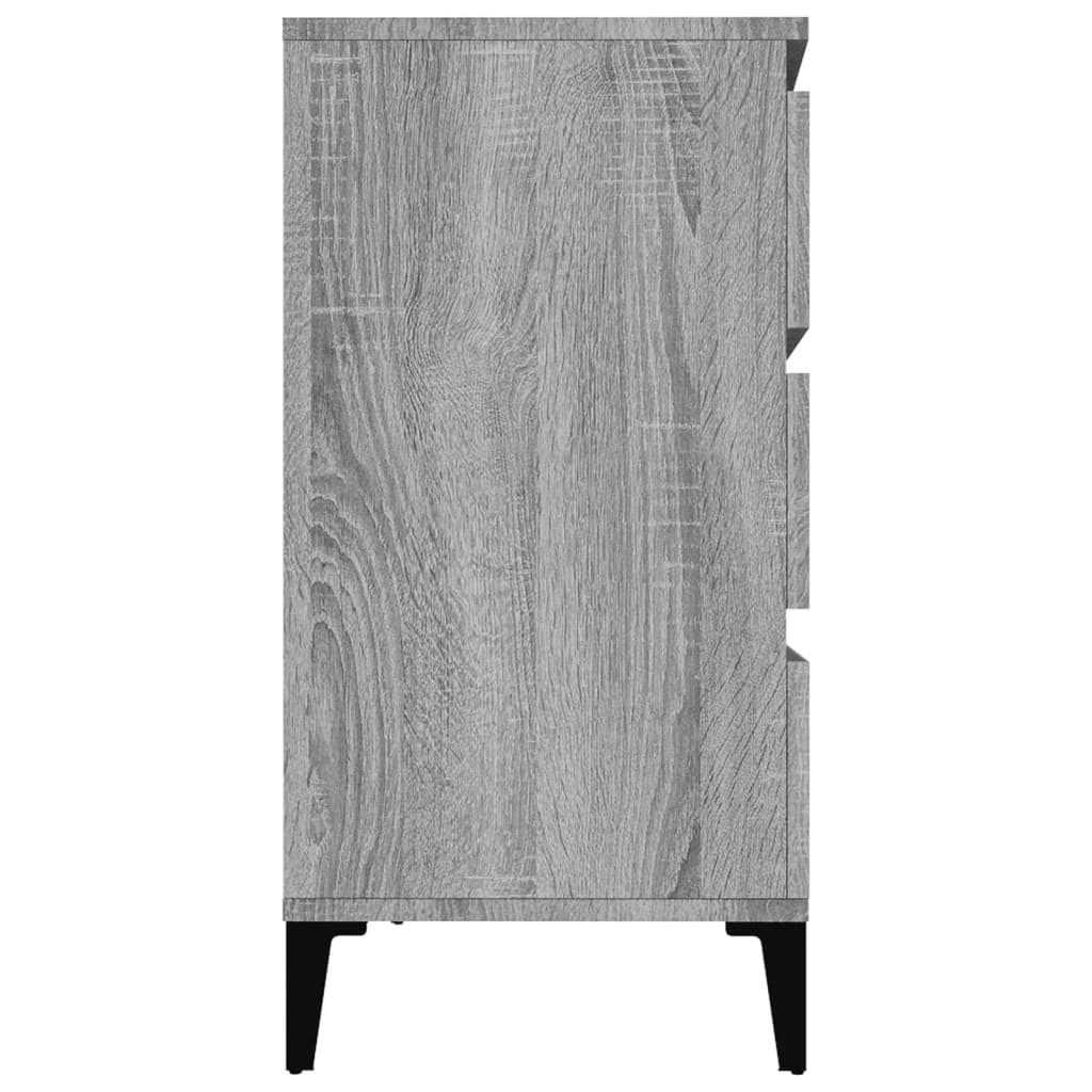 Sideboard Grau Sonoma 60x35x70 cm Holzwerkstoff