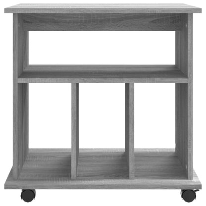 Rollschrank Grau Sonoma 60x45x60 cm Holzwerkstoff