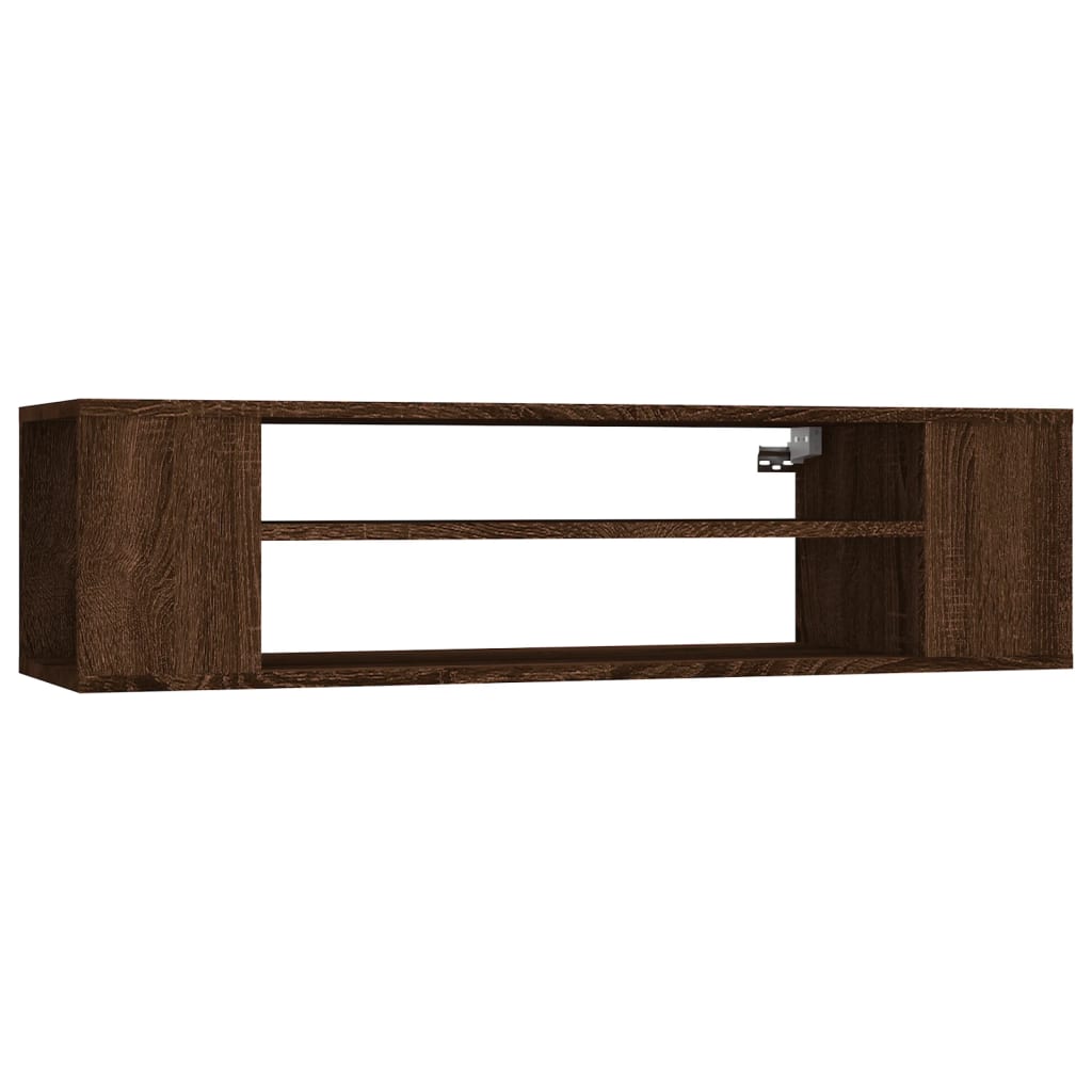 TV-Wandschrank Braun Eichen-Optik 100x30x26,5 cm Holzwerkstoff