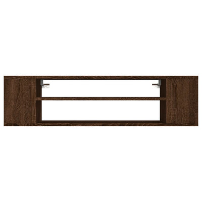 TV-Wandschrank Braun Eichen-Optik 100x30x26,5 cm Holzwerkstoff