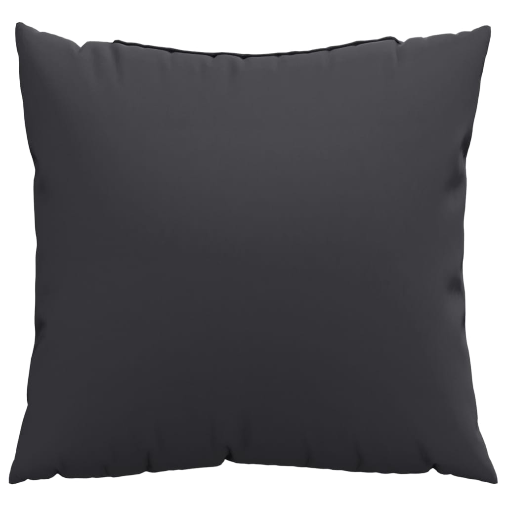 Sofakissen 4 Stk. Schwarz 40x40 cm Stoff