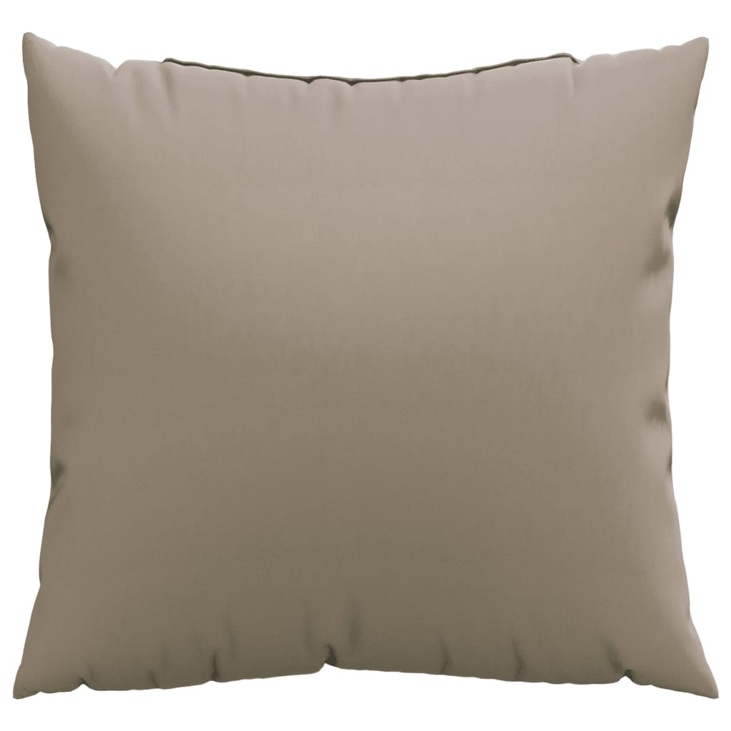 Sofakissen 4 Stk. Taupe 40x40 cm Stoff