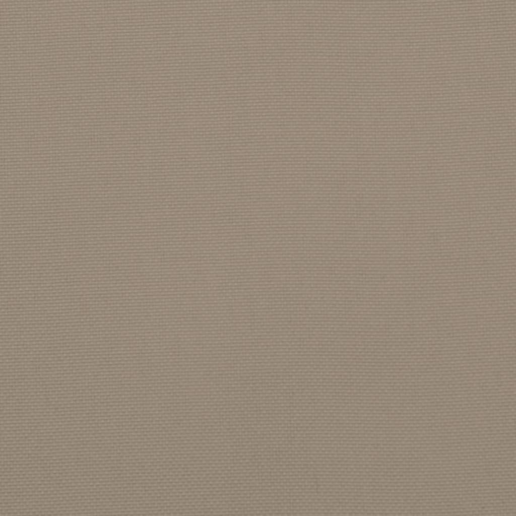 Sofakissen 4 Stk. Taupe 40x40 cm Stoff