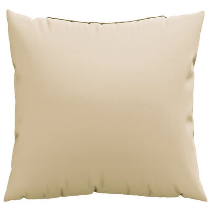 Sofakissen 4 Stk. Beige 50x50 cm Stoff