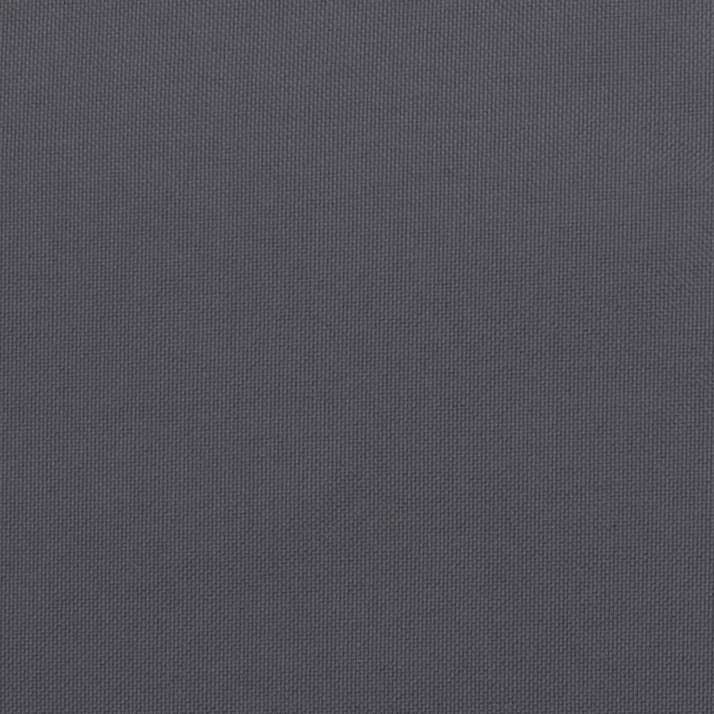 Palettenkissen Grau 50x50x12 cm Stoff