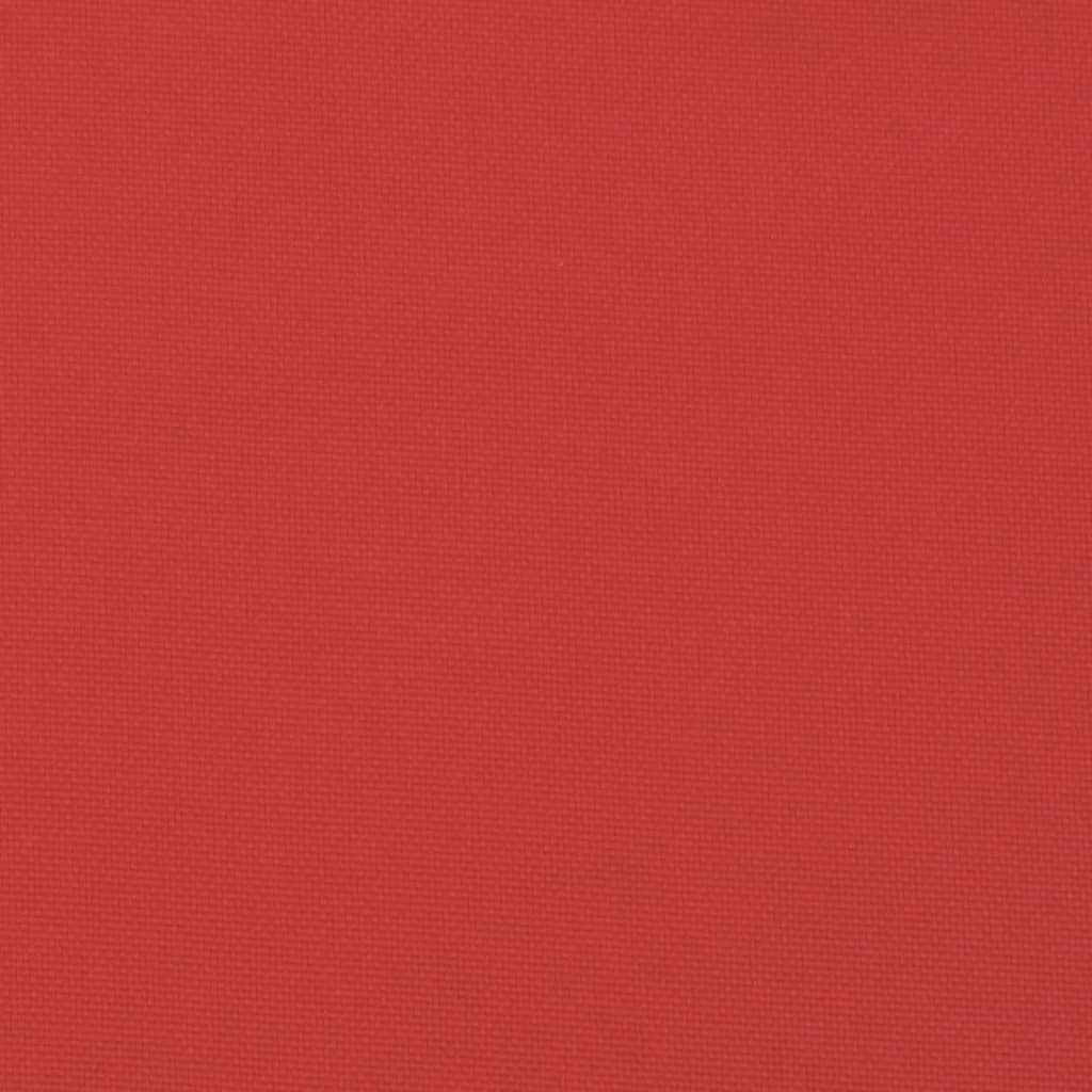 Palettenkissen Rot 50x50x12 cm Stoff