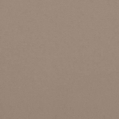 Palettenkissen Taupe 50x50x12 cm Stoff