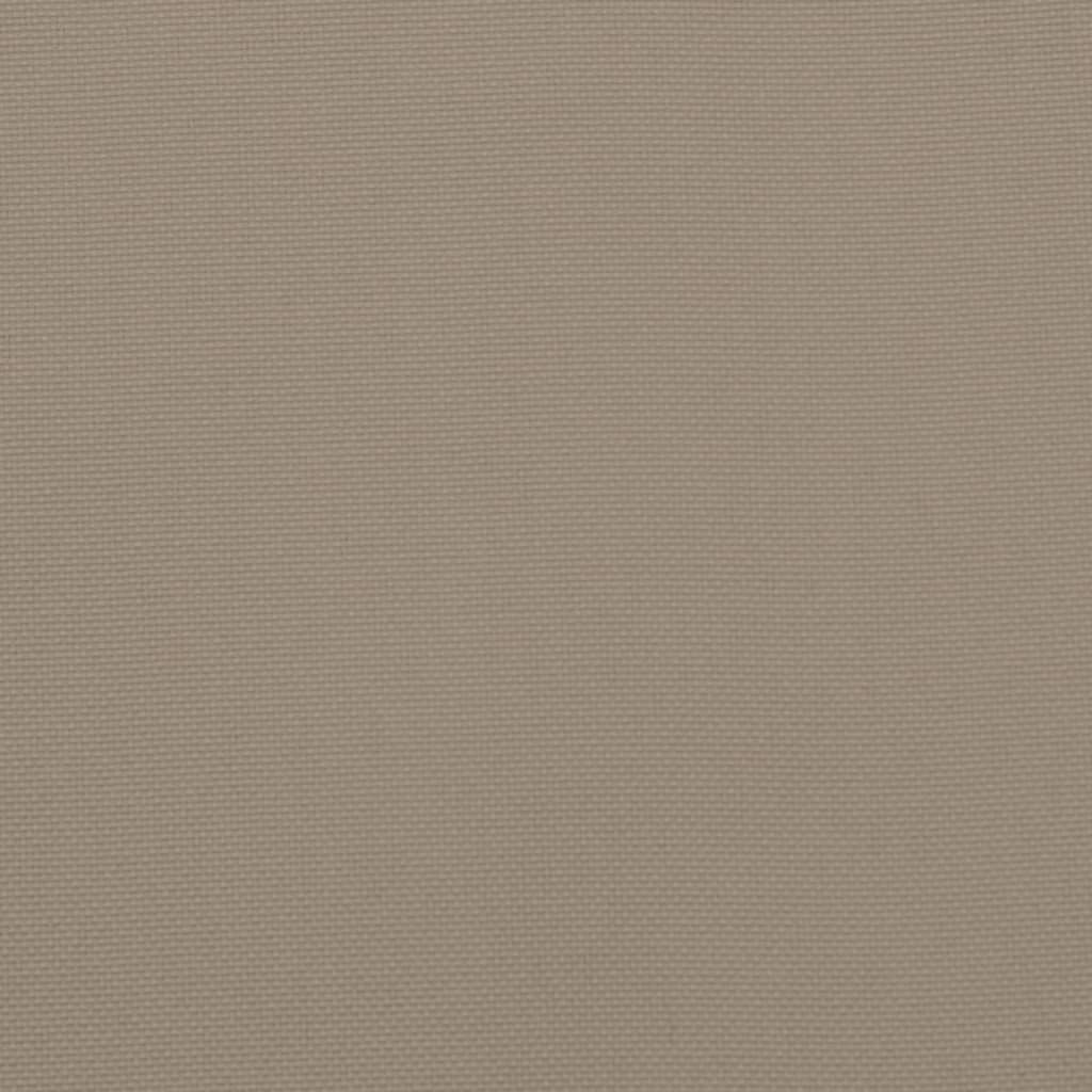 Palettenkissen Taupe 60x60x12 cm Stoff