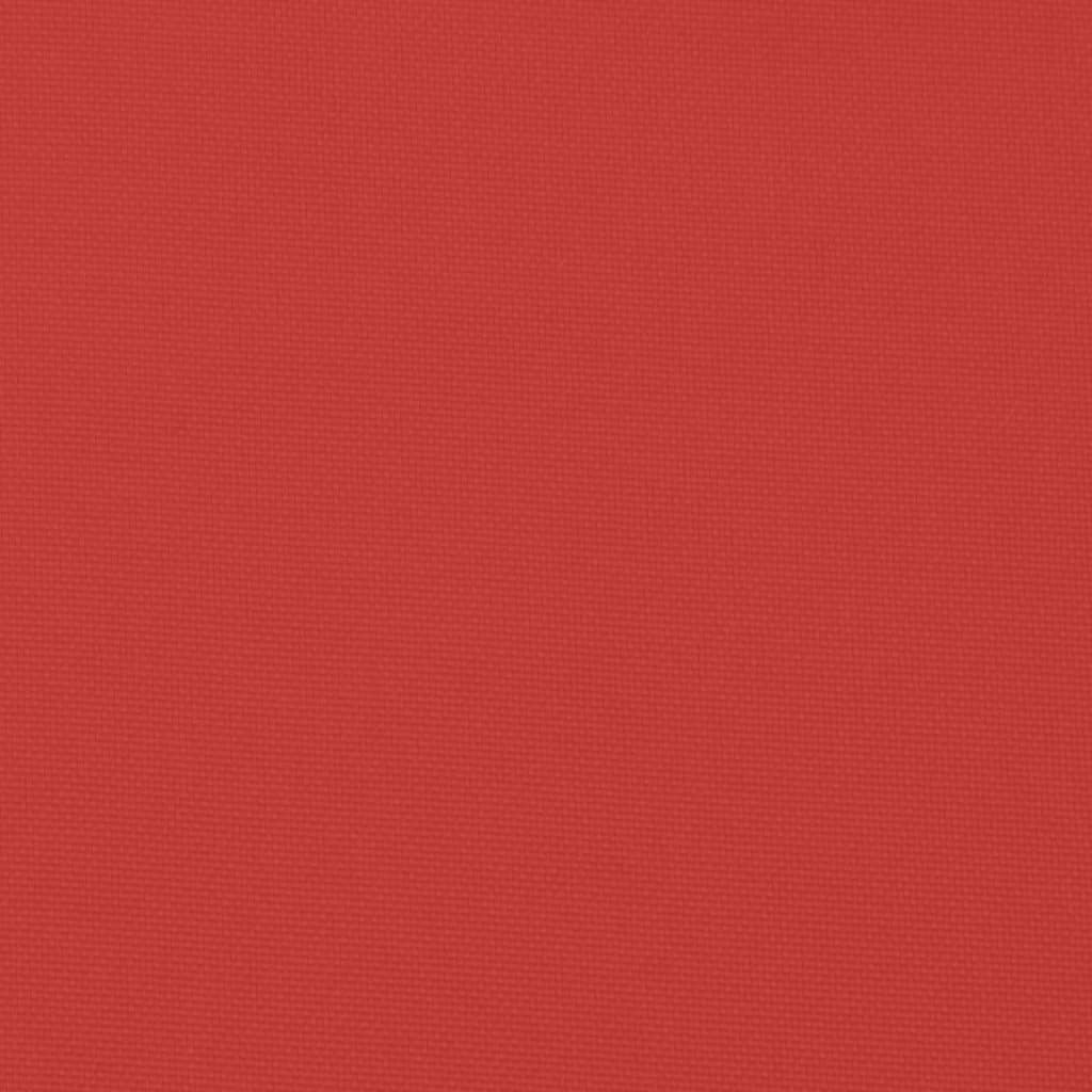 Palettenkissen Rot 70x70x12 cm Stoff