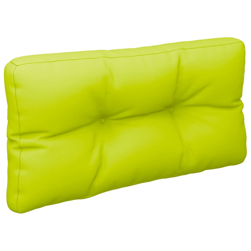 Cuscino per pallet 2 pezzi. Tessuto verde brillante