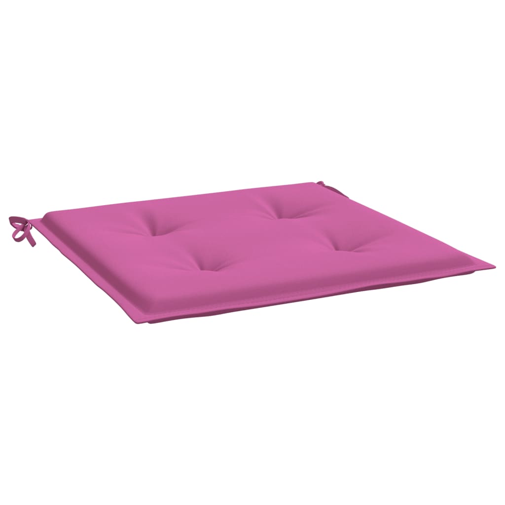 Gartenstuhl-Kissen 6 Stk. Rosa 40x40x3 cm Stoff