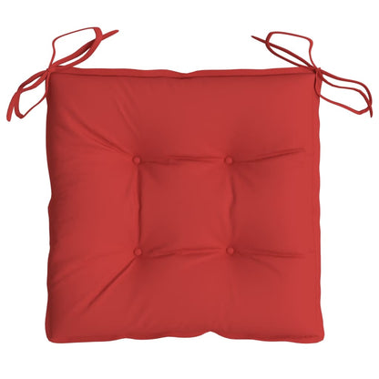 Stuhlkissen 2 Stk. Rot 40x40x7 cm Oxford-Gewebe