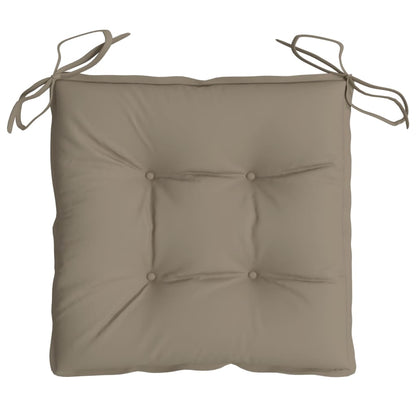 Stuhlkissen 2 Stk. Taupe 40x40x7 cm Oxford-Gewebe