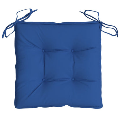 Stuhlkissen 2 Stk. Blau 40x40x7 cm Oxford-Gewebe