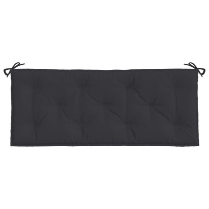 Gartenbank-Auflage Schwarz 120x50x7 cm Oxford-Gewebe