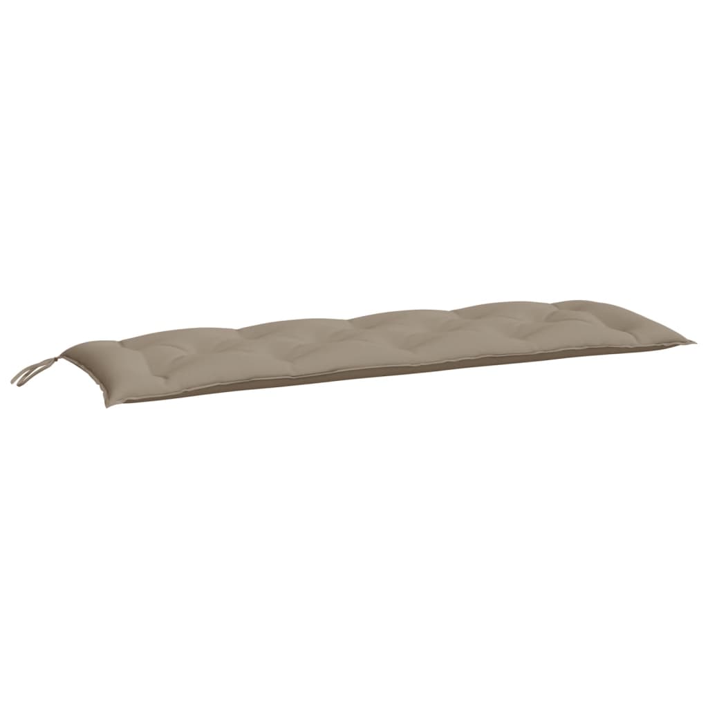 Gartenbank-Auflage Taupe 150x50x7 cm Oxford-Gewebe