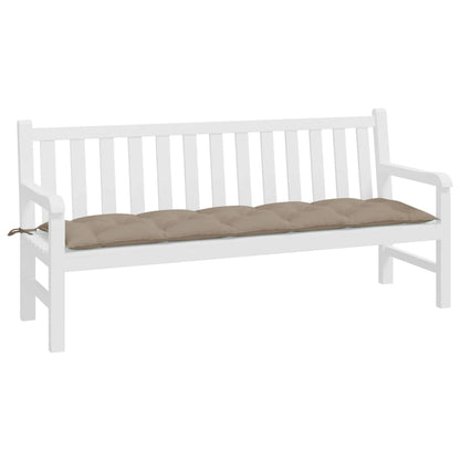 Gartenbank-Auflage Taupe 180x50x7 cm Oxford-Gewebe