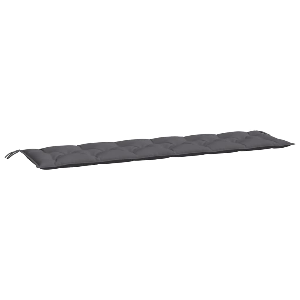 Gartenbank-Auflage Anthrazit 200x50x7 cm Oxford-Gewebe