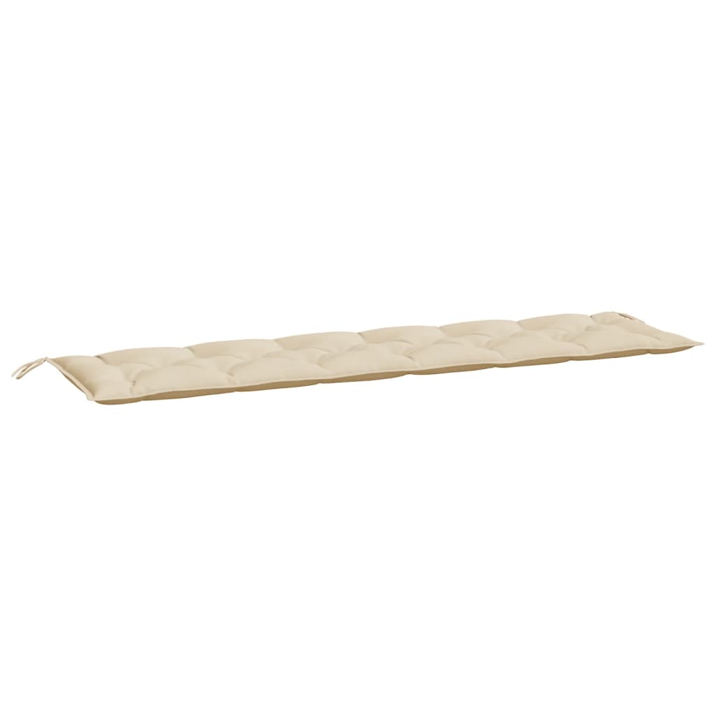 Gartenbank-Auflage Beige 200x50x7 cm Oxford-Gewebe