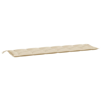 Gartenbank-Auflage Beige 200x50x7 cm Oxford-Gewebe