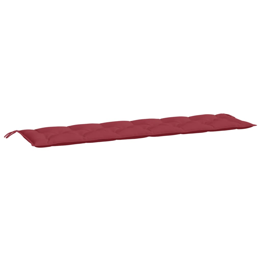 Gartenbank-Auflage Weinrot 200x50x7 cm Oxford-Gewebe