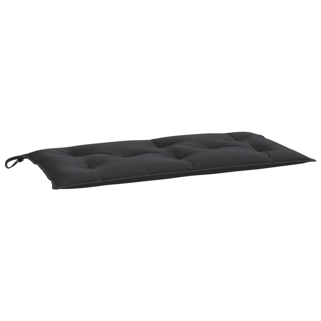 Gartenbank-Auflagen 2 Stk. Schwarz 100x50x7 cm Oxford-Gewebe