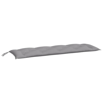 Gartenbank-Auflagen 2 Stk. Grau 150x50x7 cm Oxford-Gewebe