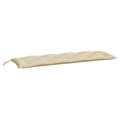 Gartenbank-Auflagen 2 Stk. Beige 150x50x7 cm Oxford-Gewebe