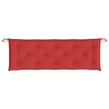 Gartenbank-Auflagen 2 Stk. Rot 150x50x7 cm Oxford-Gewebe