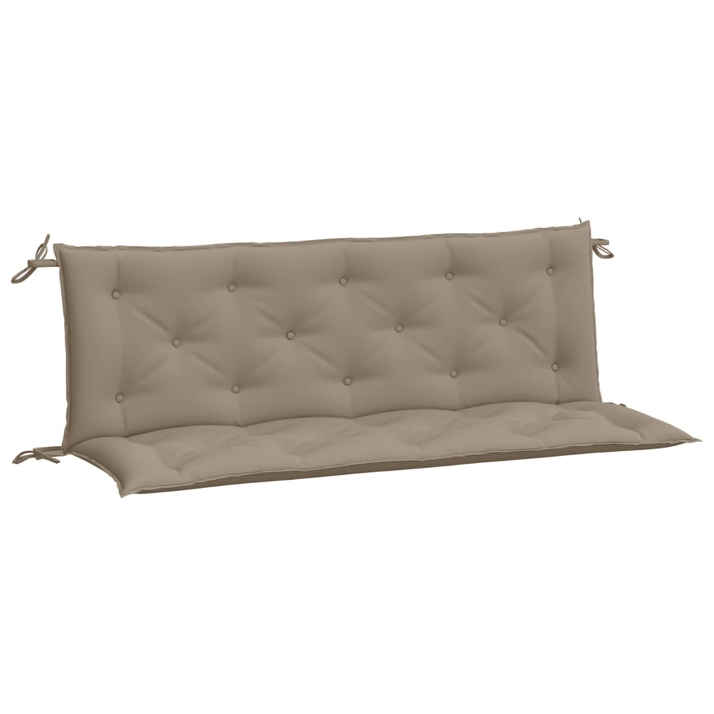 Gartenbank-Auflagen 2 Stk. Taupe 150x50x7 cm Oxford-Gewebe