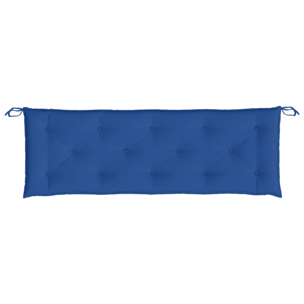 Gartenbank-Auflagen 2 Stk. Blau 150x50x7 cm Oxford-Gewebe