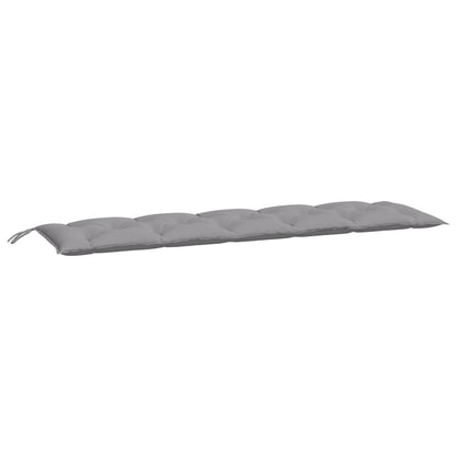 Gartenbank-Auflagen 2 Stk. Grau 180x50x7 cm Oxford-Gewebe