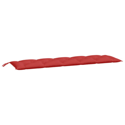 Gartenbank-Auflagen 2 Stk. Rot 180x50x7 cm Oxford-Gewebe