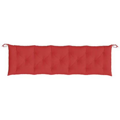 Gartenbank-Auflagen 2 Stk. Rot 180x50x7 cm Oxford-Gewebe