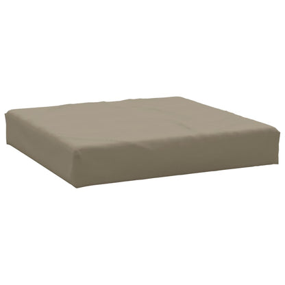 Palettenkissen Taupe 60x60x8 cm Oxford-Gewebe