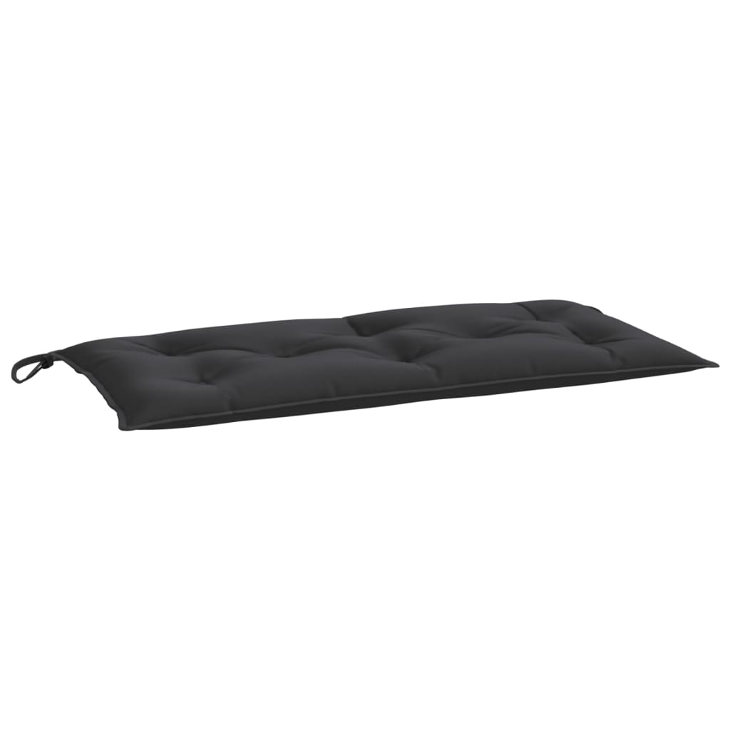 Gartenbank-Auflage Schwarz 110x50x7 cm Oxford-Gewebe