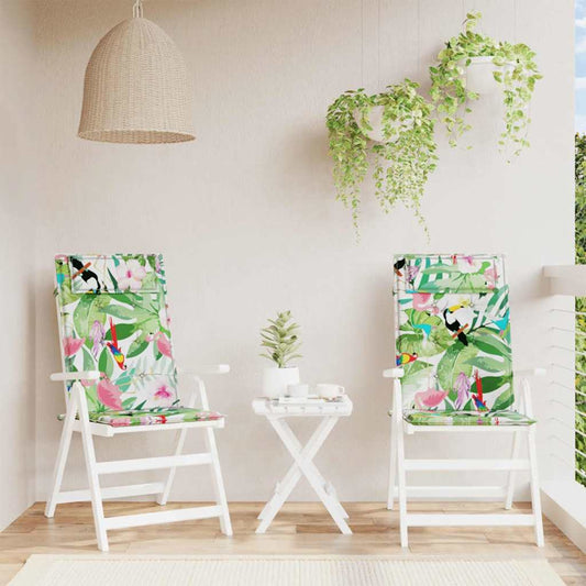 Hochlehner-Auflagen 2 Stk. Mehrfarbig Oxford-Gewebe