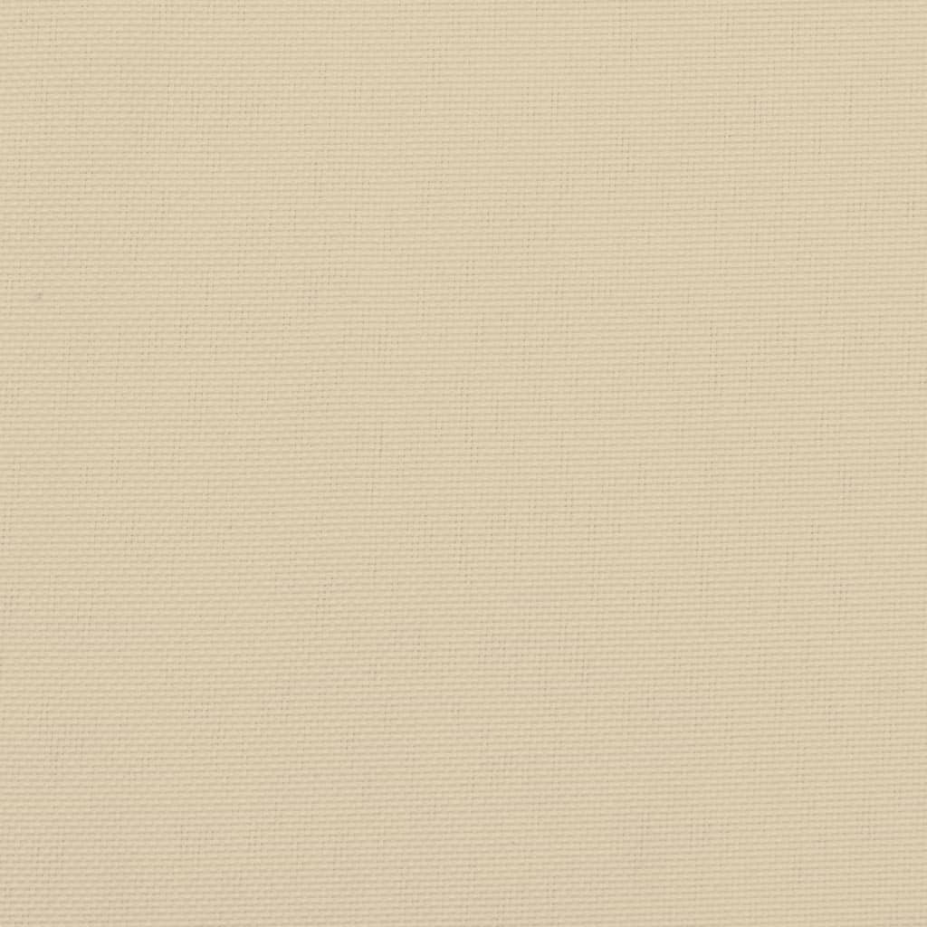 Kissen Rund Beige Ø 60 x 11 cm Oxford-Gewebe