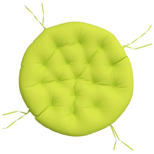 Kissen Rund Knallgrün Ø 100x11 cm Oxford-Gewebe