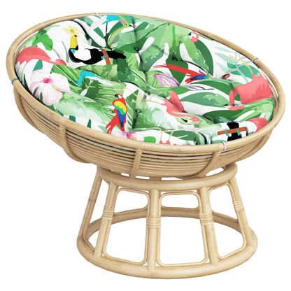 Kissen Rund Mehrfarbig Ø 100x11 cm Oxford-Gewebe