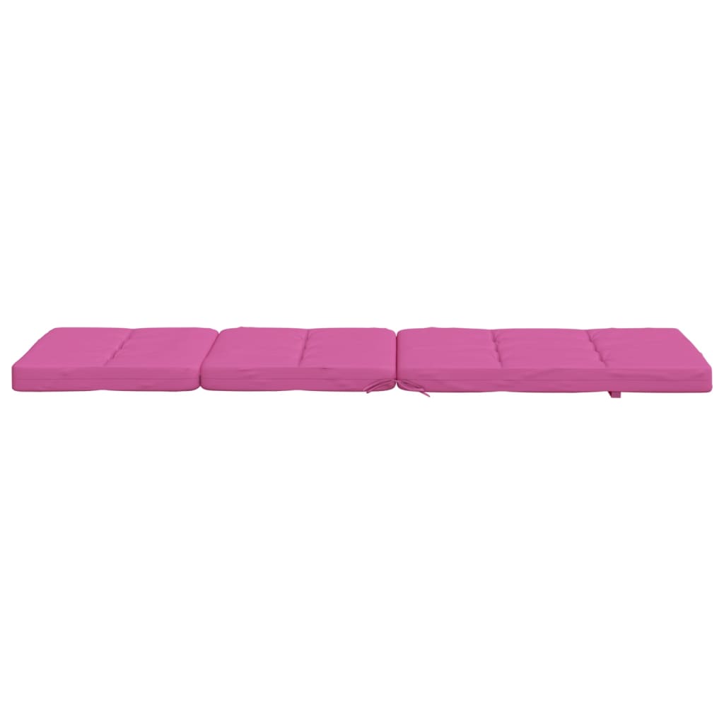 Liegestuhl-Auflagen 2 Stk. Rosa Oxford-Gewebe