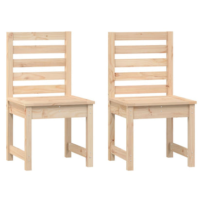 3-tlg. Garten-Bistro-Set Massivholz Kiefer