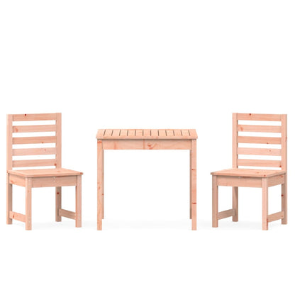 3-tlg. Garten-Bistro-Set Massivholz Douglasie