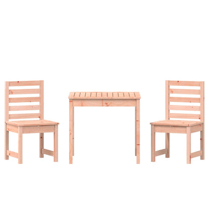 3-tlg. Garten-Bistro-Set Massivholz Douglasie