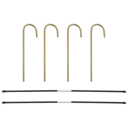 Porta da calcio con parete bersaglio 120x80x80 cm poliestere