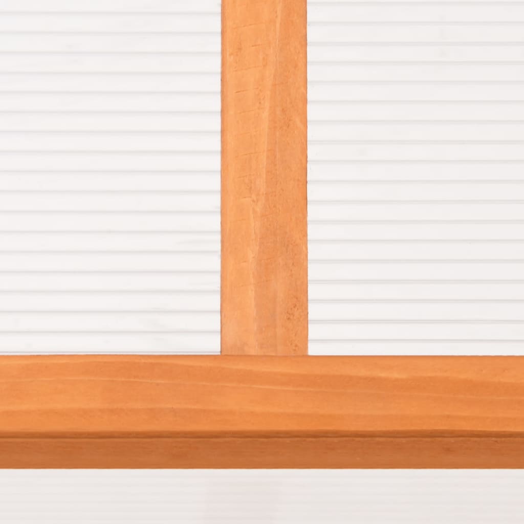 Gewächshaus Orange 110x58,5x39 cm Tannenholz